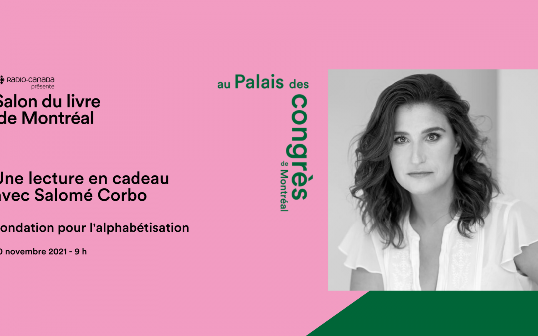 Une lecture en cadeau avec Salomé Corbo